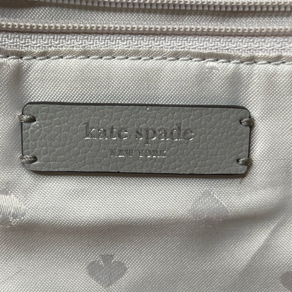 Kate Spade Light Gray Backpack - image 6